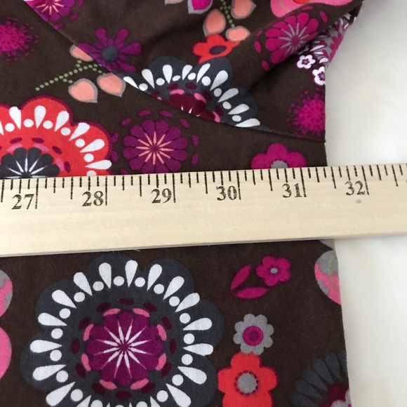 TAFFORD Scrub Top 100% Cotton Floral V-Neck Short Sleeve Women’s Plus Size 3X - Picture 13 of 16